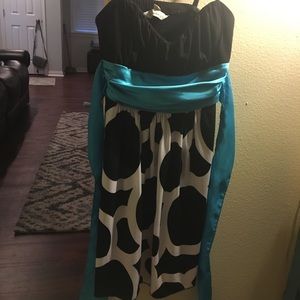 Beautiful chiffon winter dress